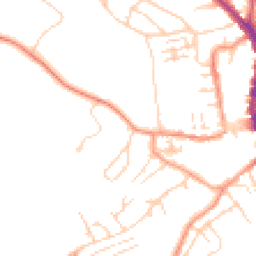 Daytime road noise heatmap for RG9 1UN