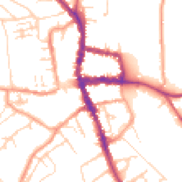 Daytime road noise heatmap for RG9 2AB