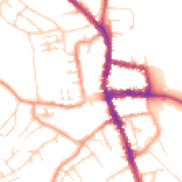 Daytime road noise heatmap for RG9 2AH