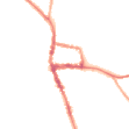 Night-time road noise heatmap for RG9 2AR
