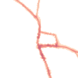Night-time road noise heatmap for RG9 2BG