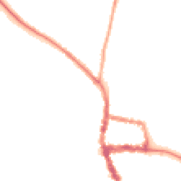 Night-time road noise heatmap for RG9 2DJ