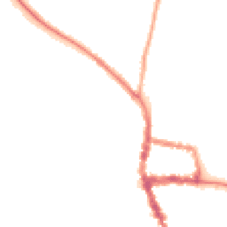 Night-time road noise heatmap for RG9 2DN