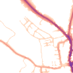 Daytime road noise heatmap for RG9 2EP