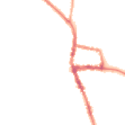 Night-time road noise heatmap for RG9 2FG