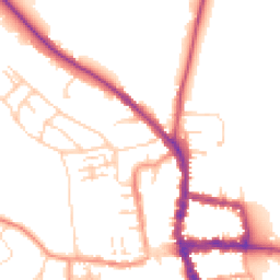 Daytime road noise heatmap for RG9 2JH