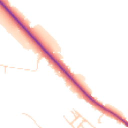 Daytime road noise heatmap for RG9 2LB