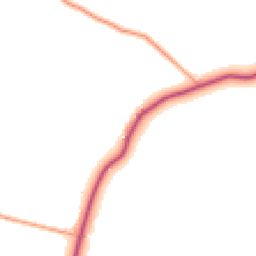 Daytime road noise heatmap for RG9 3AJ