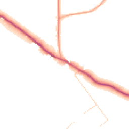 Daytime road noise heatmap for RG9 3BD