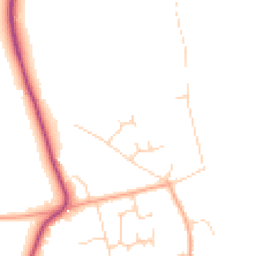 Daytime road noise heatmap for RG9 3BY