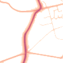 Daytime road noise heatmap for RG9 3DF