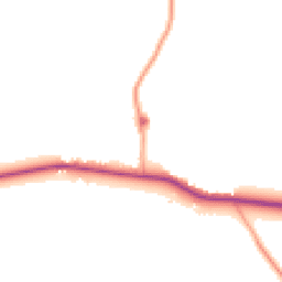 Daytime road noise heatmap for RG9 3EJ