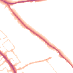 Daytime road noise heatmap for RG9 3JD