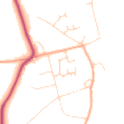 Daytime road noise heatmap for RG9 3JG