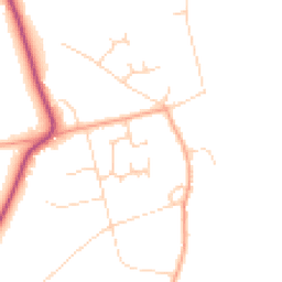 Daytime road noise heatmap for RG9 3JH