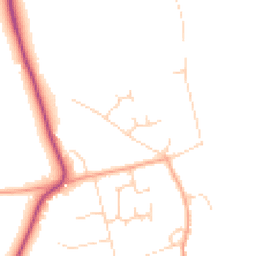 Daytime road noise heatmap for RG9 3PB
