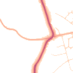 Daytime road noise heatmap for RG9 4AA