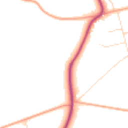 Daytime road noise heatmap for RG9 4BG