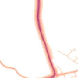Daytime road noise heatmap for RG9 4FN
