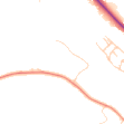 Daytime road noise heatmap for RG9 4NR