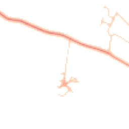Daytime road noise heatmap for RG9 4PR