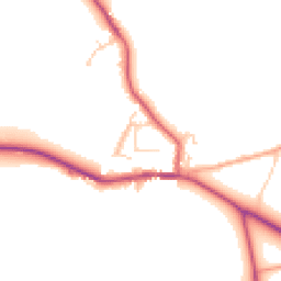 Daytime road noise heatmap for RG9 5AH
