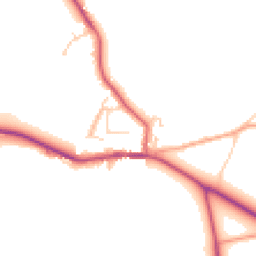 Daytime road noise heatmap for RG9 5AL