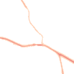 Night-time road noise heatmap for RG9 5AL