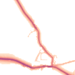 Daytime road noise heatmap for RG9 5AQ