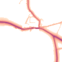 Daytime road noise heatmap for RG9 5AY