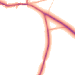 Daytime road noise heatmap for RG9 5DG