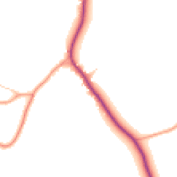 Daytime road noise heatmap for RG9 5DU