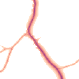 Daytime road noise heatmap for RG9 5DY