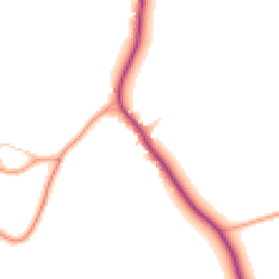 Daytime road noise heatmap for RG9 5EA