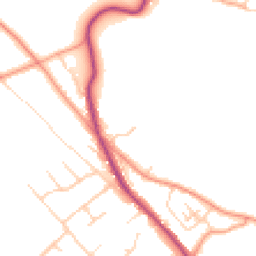 Daytime road noise heatmap for RG9 5EL