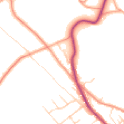 Daytime road noise heatmap for RG9 5EP