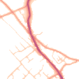 Daytime road noise heatmap for RG9 5EU