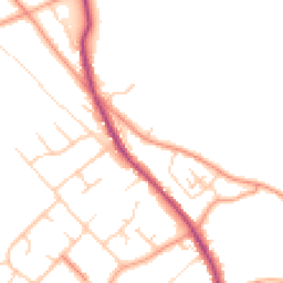 Daytime road noise heatmap for RG9 5HB