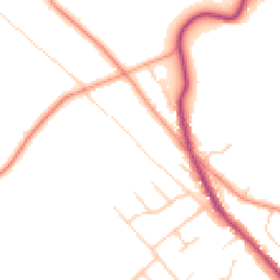 Daytime road noise heatmap for RG9 5HP