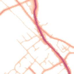 Daytime road noise heatmap for RG9 5HQ