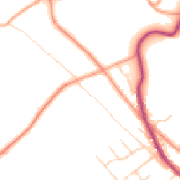 Daytime road noise heatmap for RG9 5HR