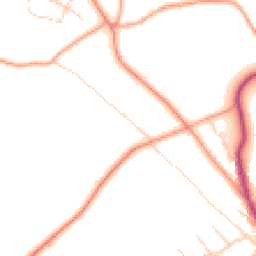 Daytime road noise heatmap for RG9 5HU