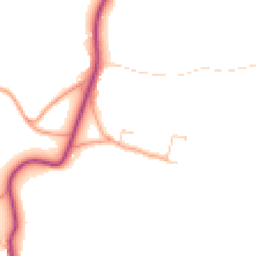 Daytime road noise heatmap for RG9 5JW