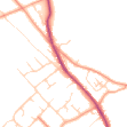 Daytime road noise heatmap for RG9 5LH