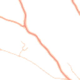 Daytime road noise heatmap for RG9 5NT