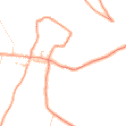 Daytime road noise heatmap for RG9 5PP