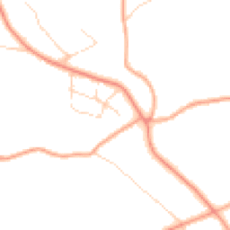 Daytime road noise heatmap for RG9 5PW