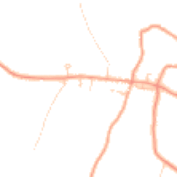 Daytime road noise heatmap for RG9 5QN