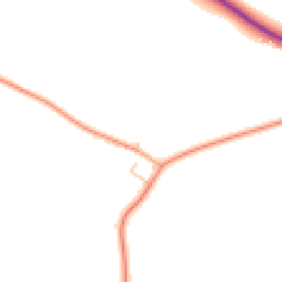 Daytime road noise heatmap for RG9 5SW