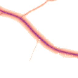 Daytime road noise heatmap for RG9 5TY